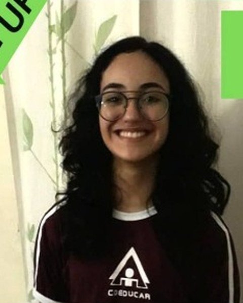 Luíza Maria Pereira Campos, aprovação em Ensino Médio (COLUNI)