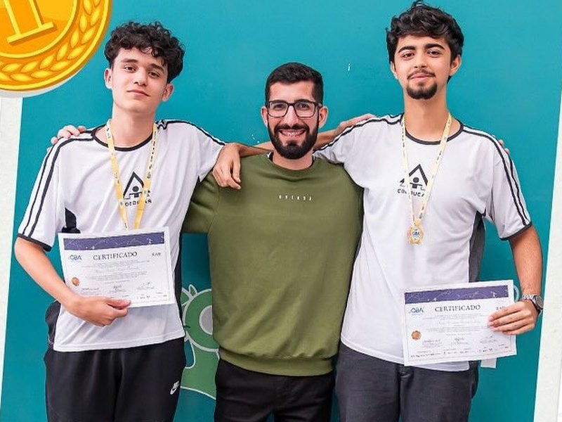 Medalhistas do Colégio Coeducar na Olimpíada Brasileira de Astronomia e Astronáutica