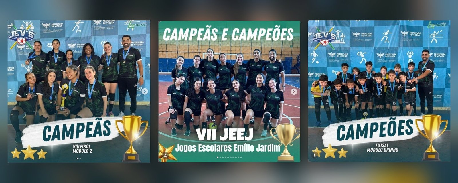 Conquistas do Colégio Coeducar nos JEV’s 2024