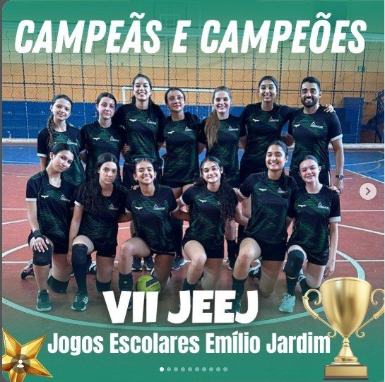 Campeãs e campeões do voleibol no VII JEEJ, Colégio Coeducar