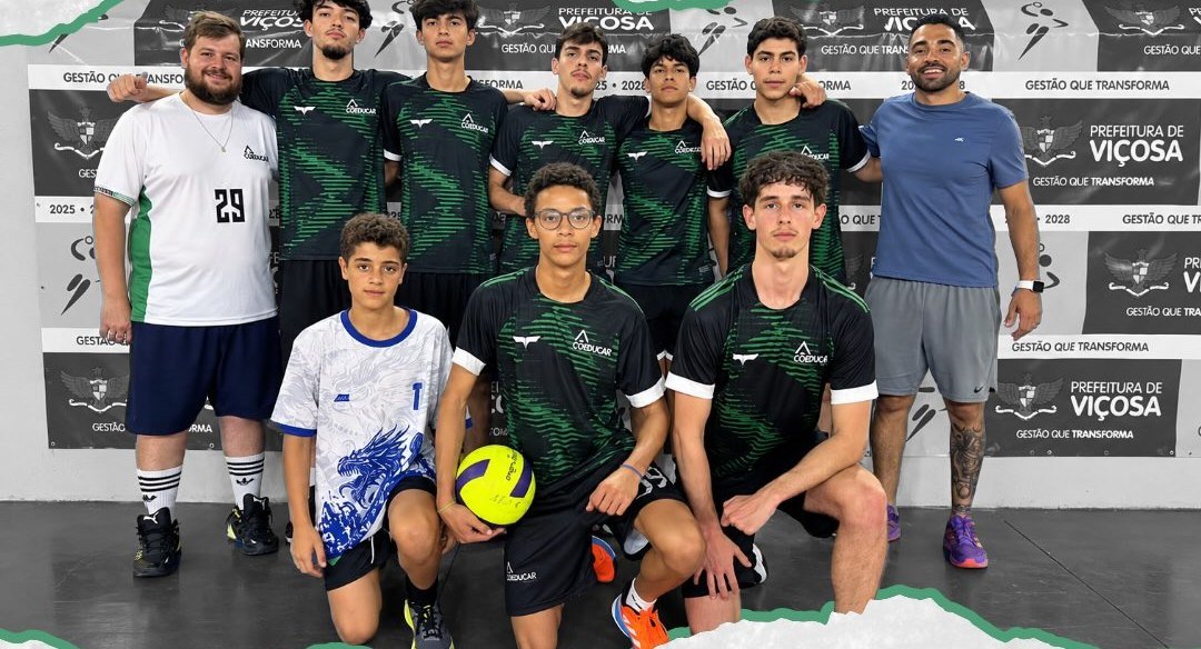 Mais um dos nossos times de vôlei em quadra